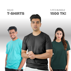 Solid Round Neck T-Shirts!