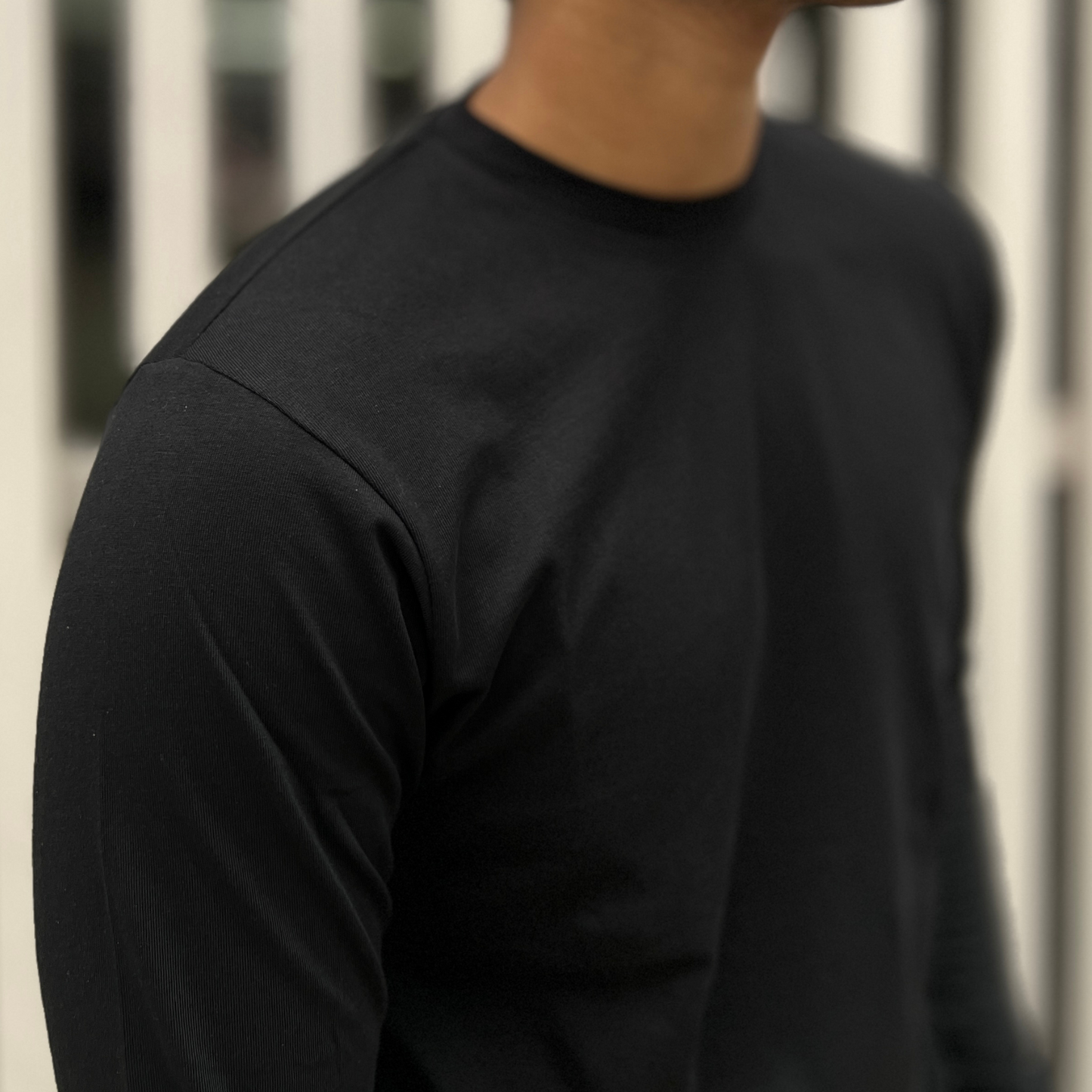 Round Neck Full Sleeve | Black