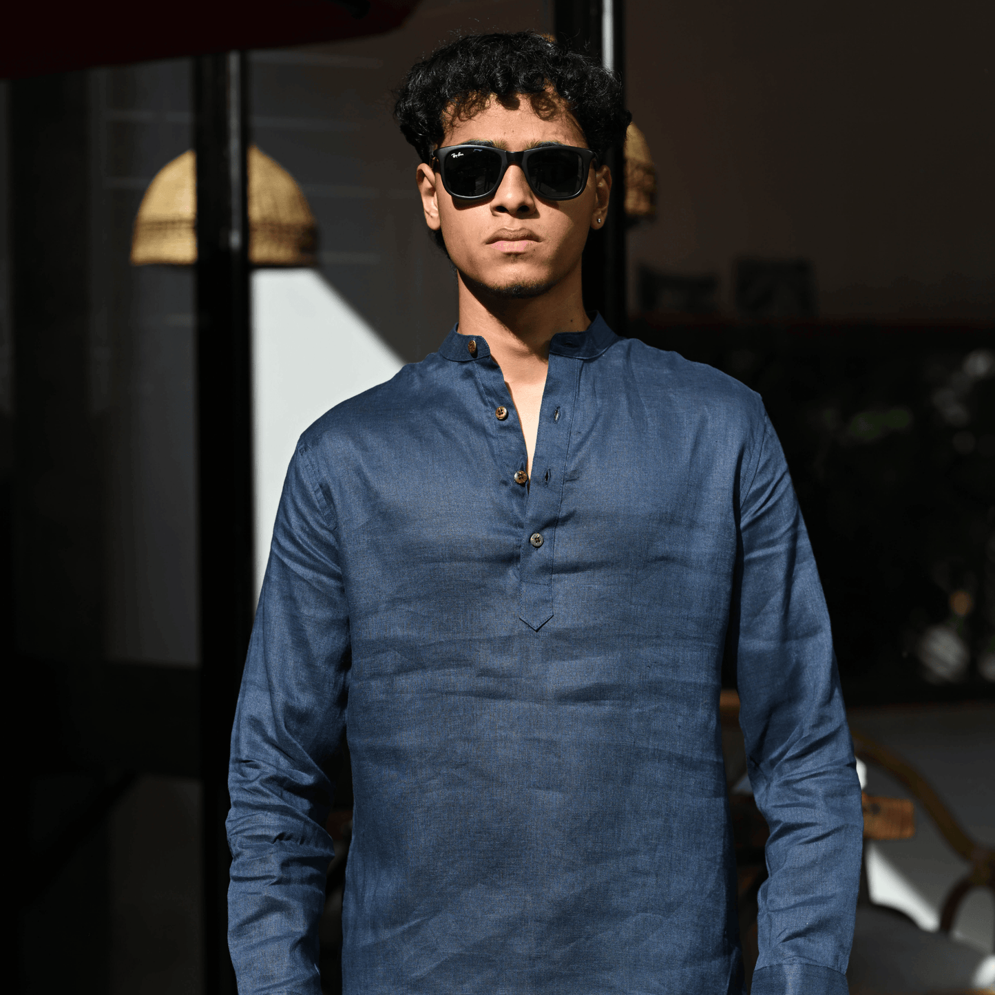 Henley Katua | Denim Blue