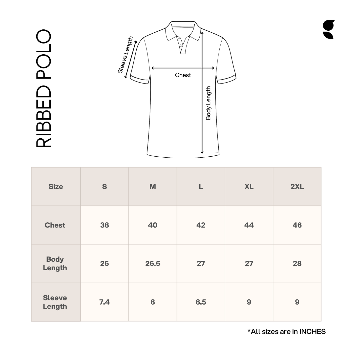 Ribbed Premium Polo | Graphite Gray