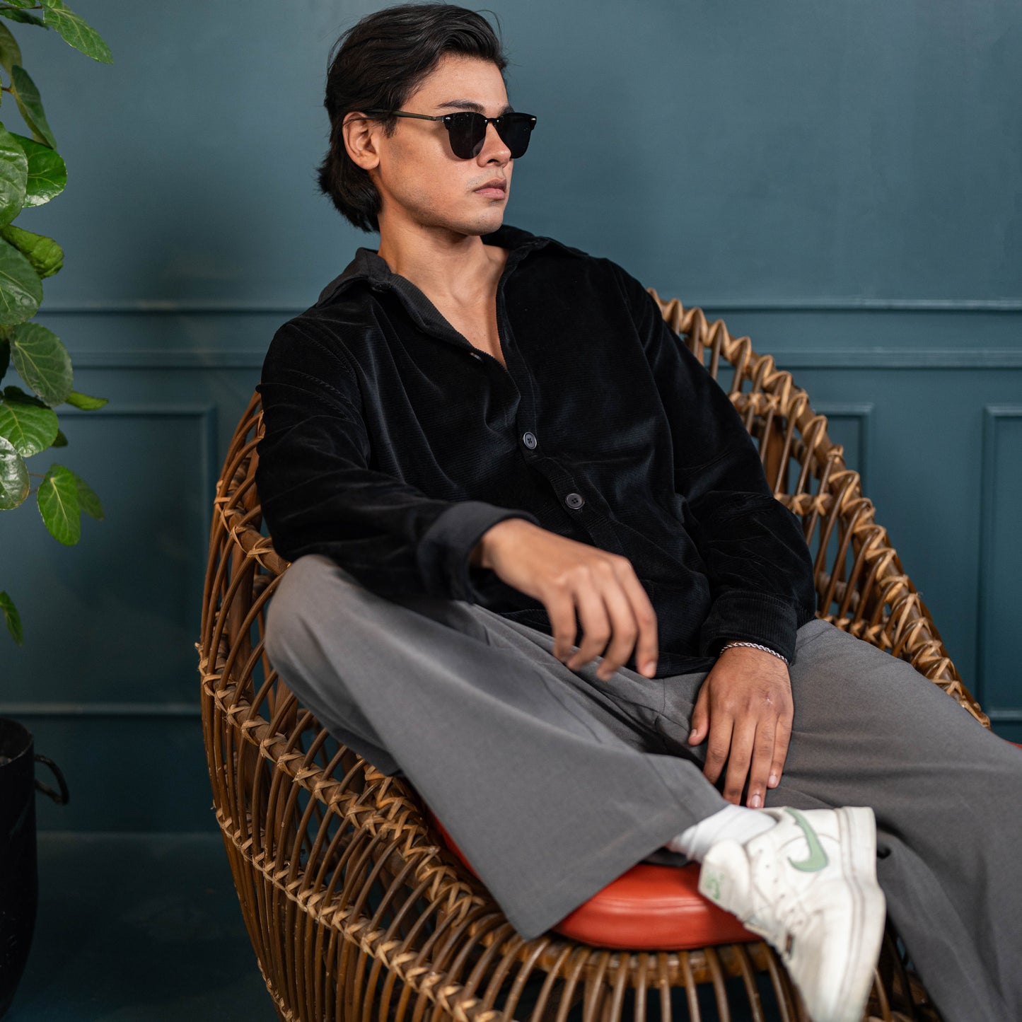 Lightweight Layering Cord Classic Shirt Night