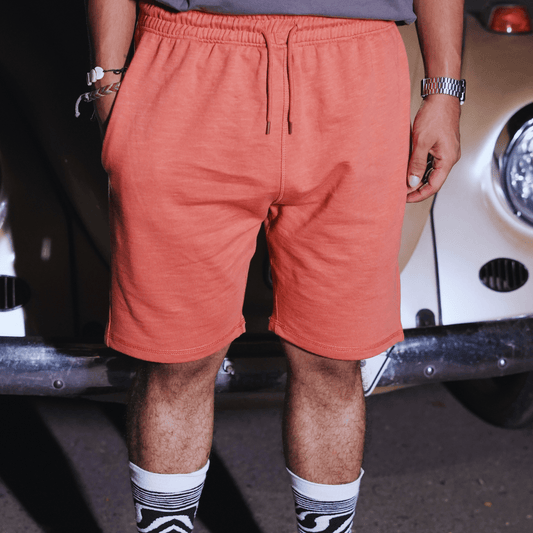 Sweatlock Premium Shorts | Coral Orangee
