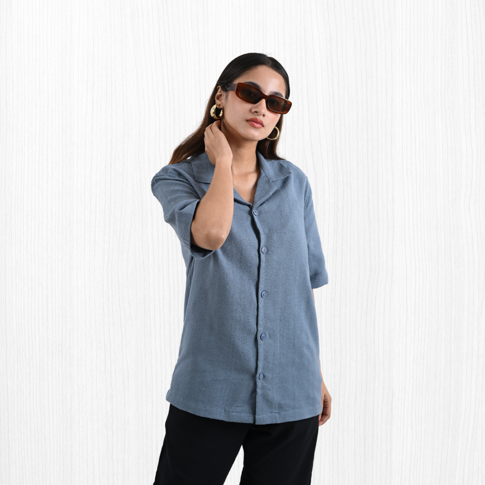 Resort Shirt | Blue Pigeon