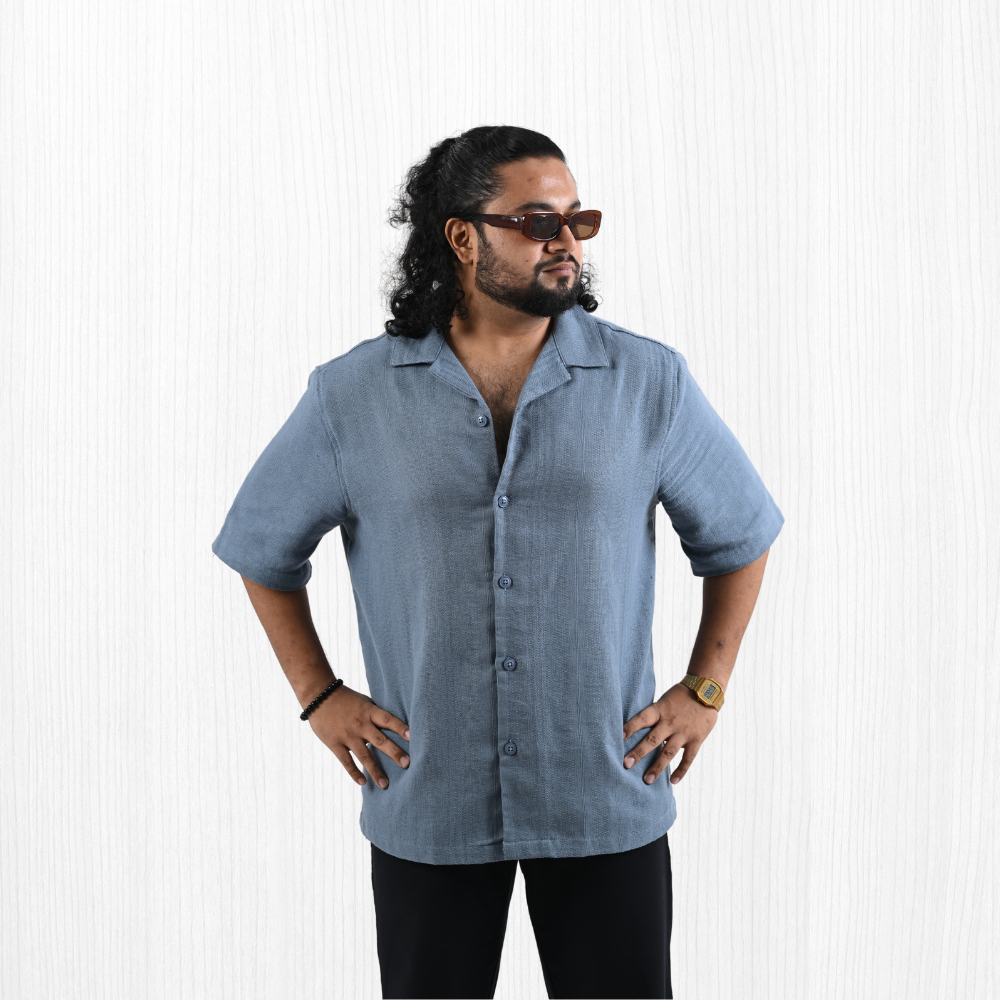 Resort Shirt | Blue Pigeon