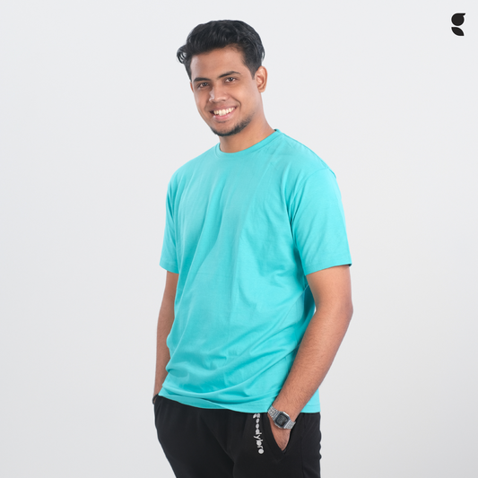 Round Neck Half Sleeve | Emerald