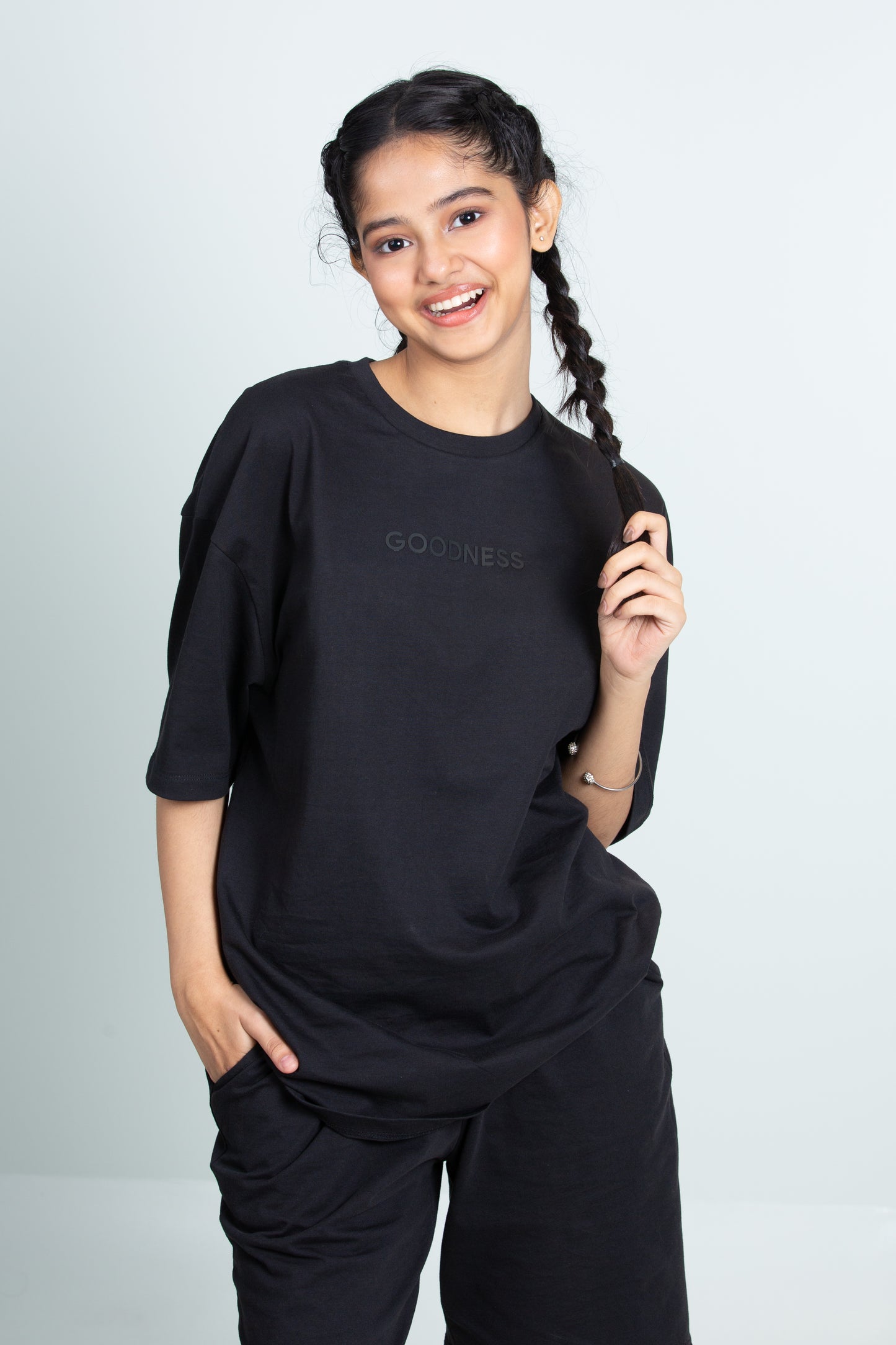 Co-Ord Set (Top+Bottom) | Black