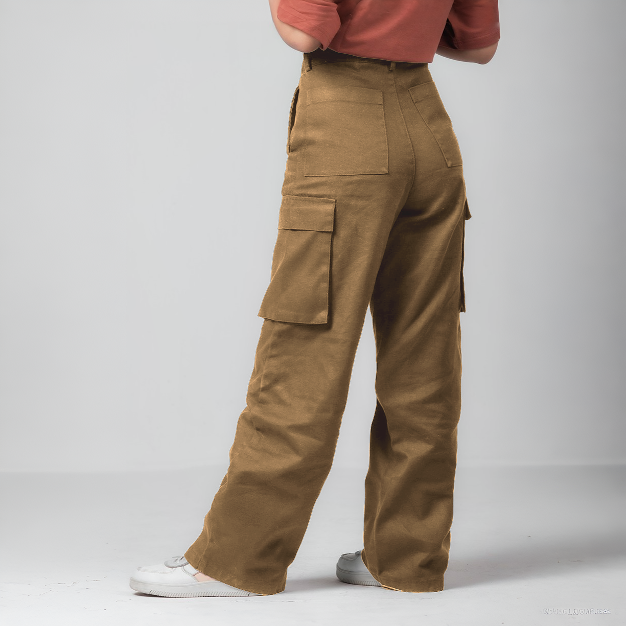 Wide Legged Cargo Pant | Brown | Unisex