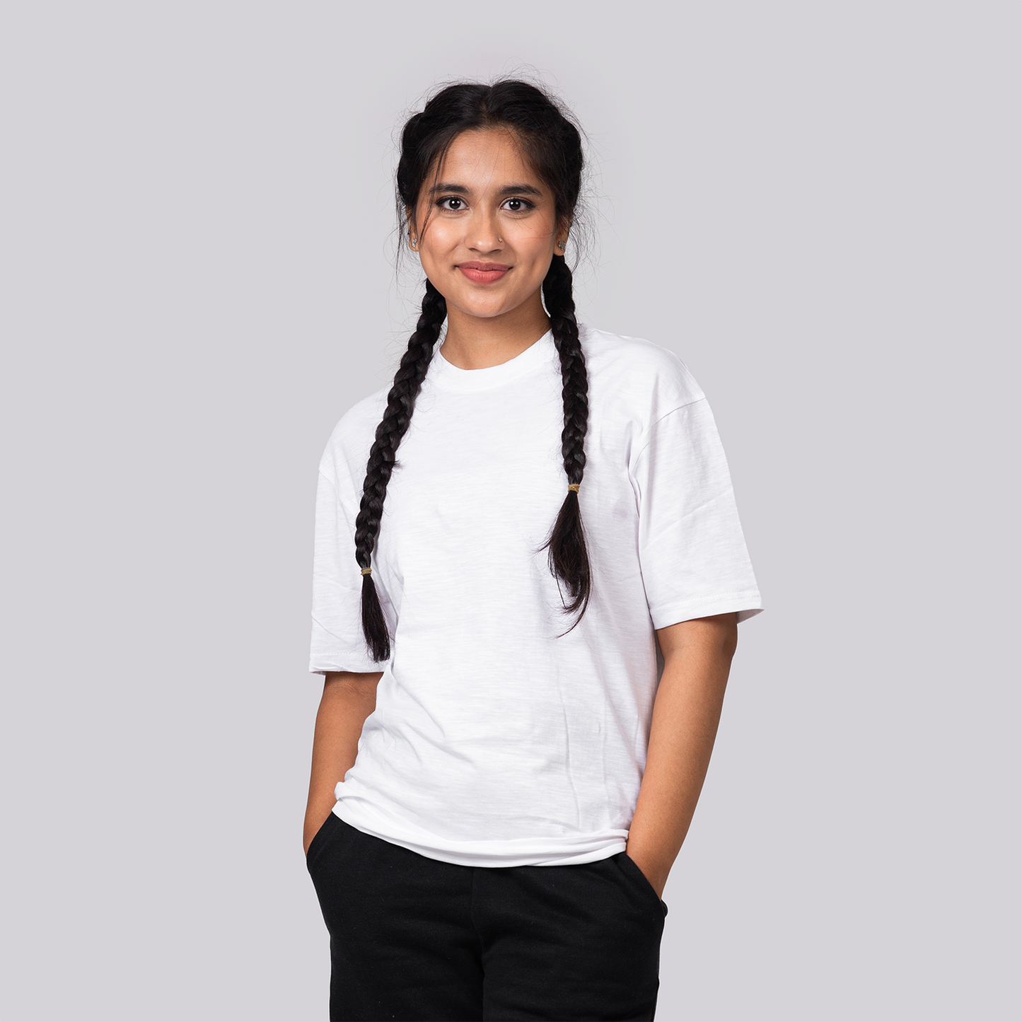 Boxy Fit Blanks | Slub Fabric | White