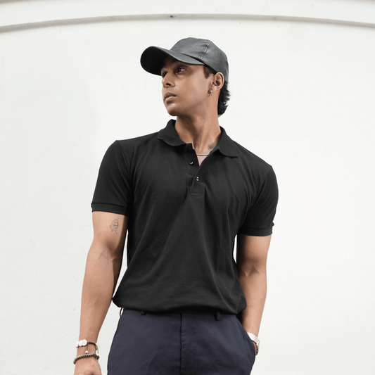 Solid Premium Polo 2025  | Black