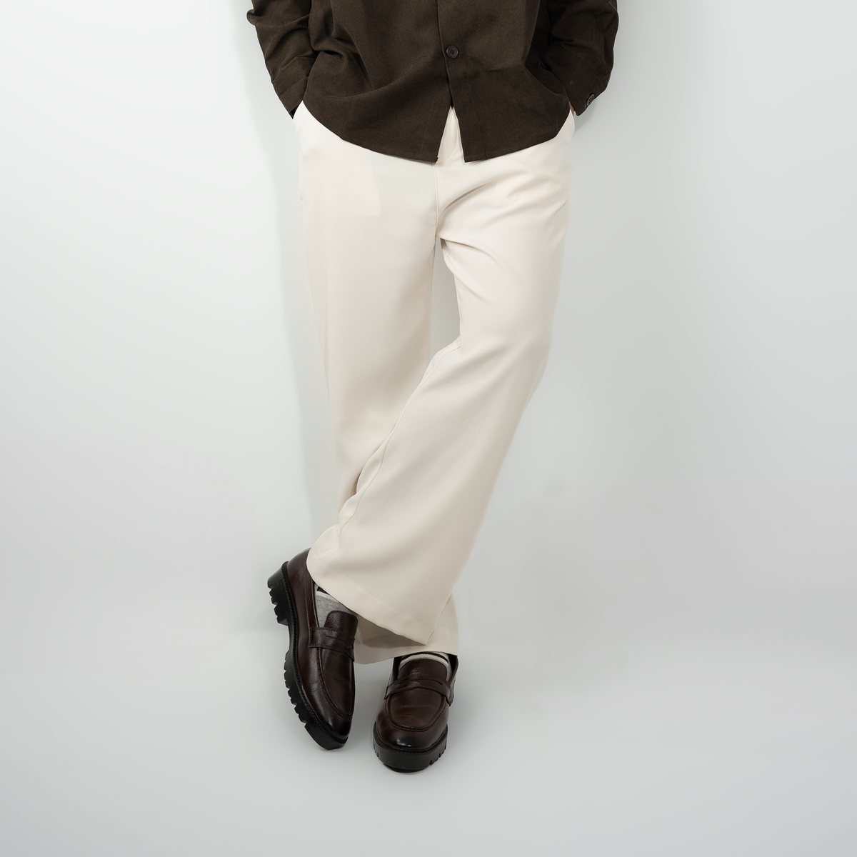 Bootcut Pant | Cream