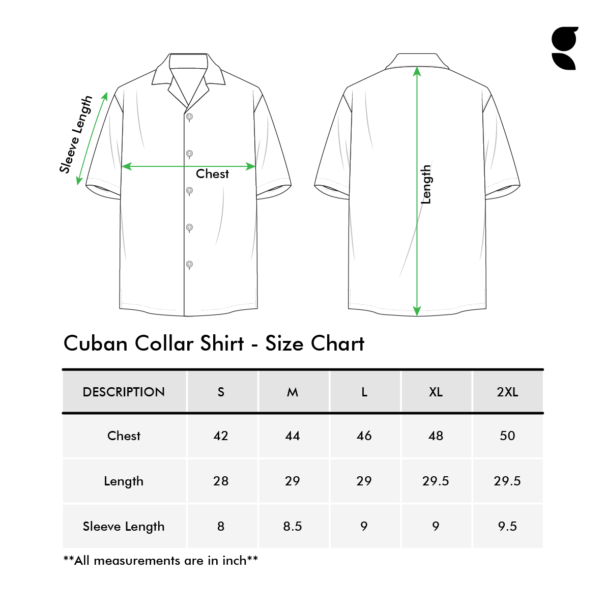 Cuban Collar Shirt | Mint Mocktail