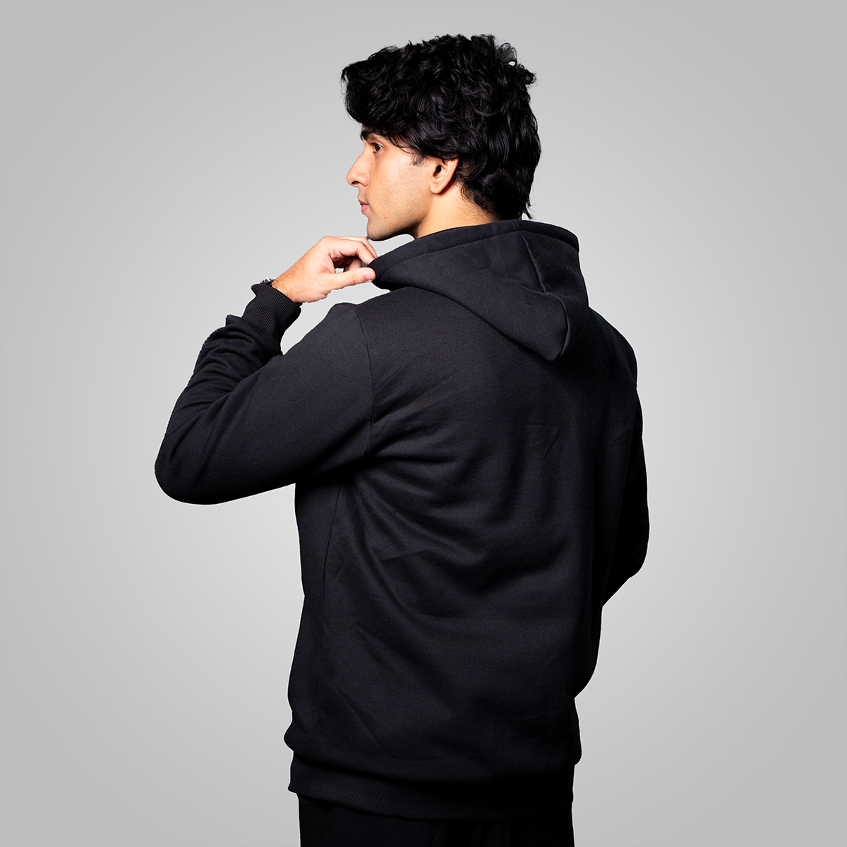Zip Hoodie Black