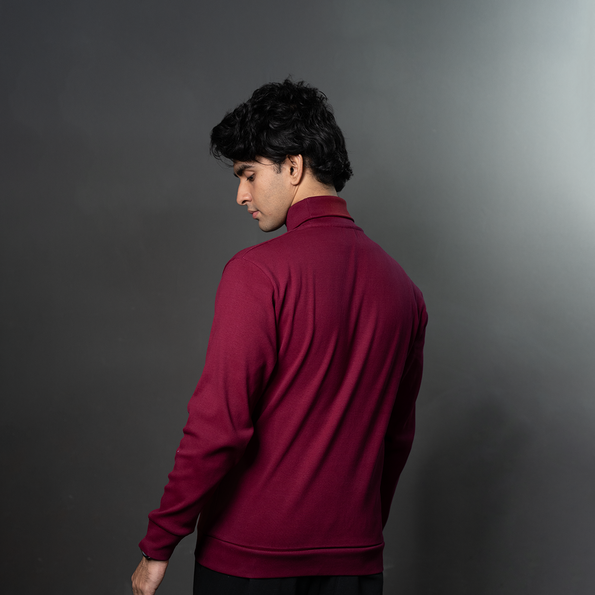 Turtle Neck Maroon