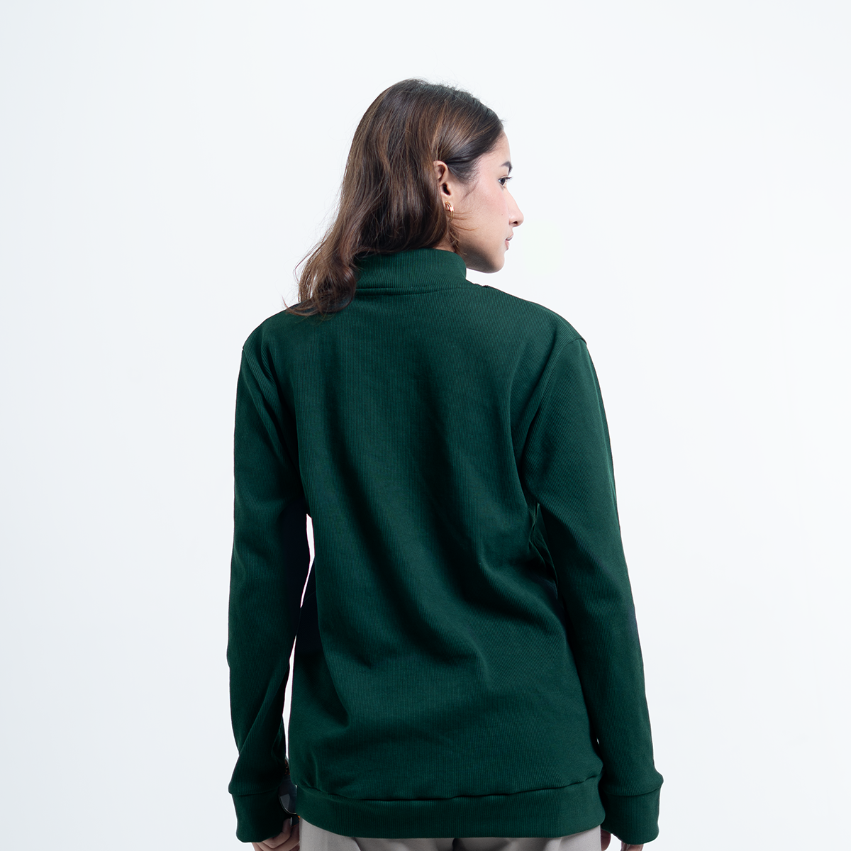 Turtle Neck Bottle Green