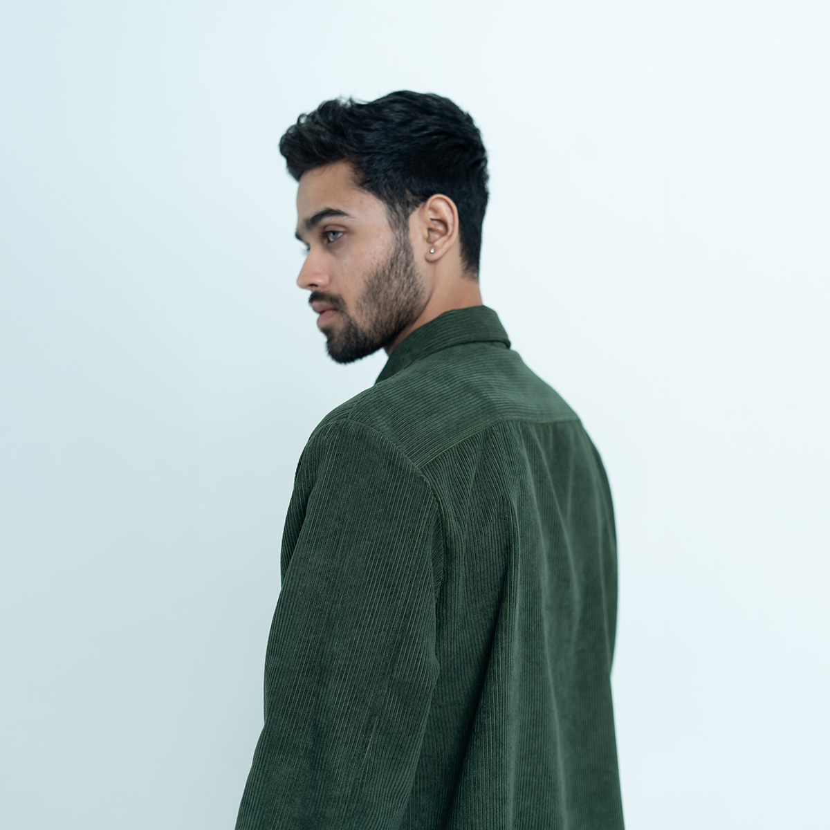 Lightweight Layering Cord Casuals Forest Green