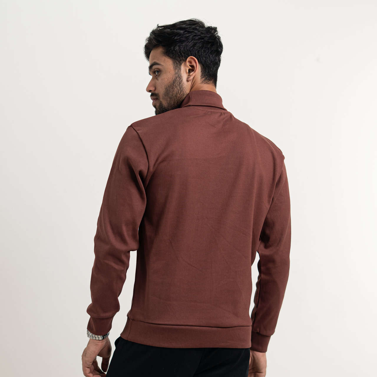 Turtle Neck Chocolate Brown