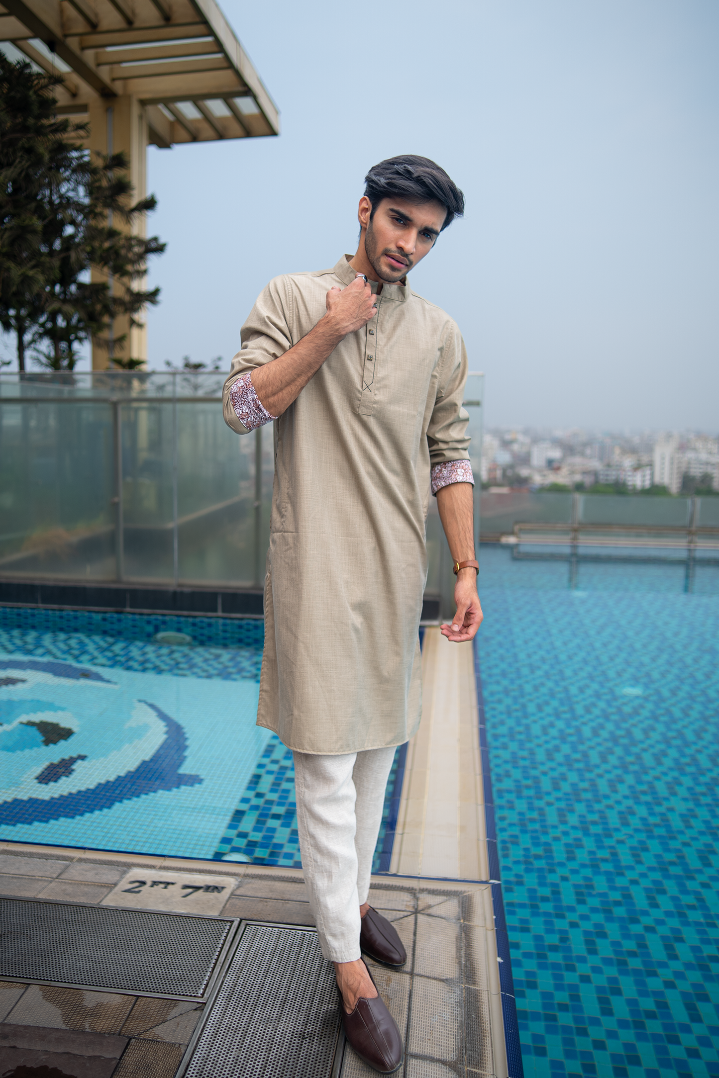 Panjabi | Wild dark beige