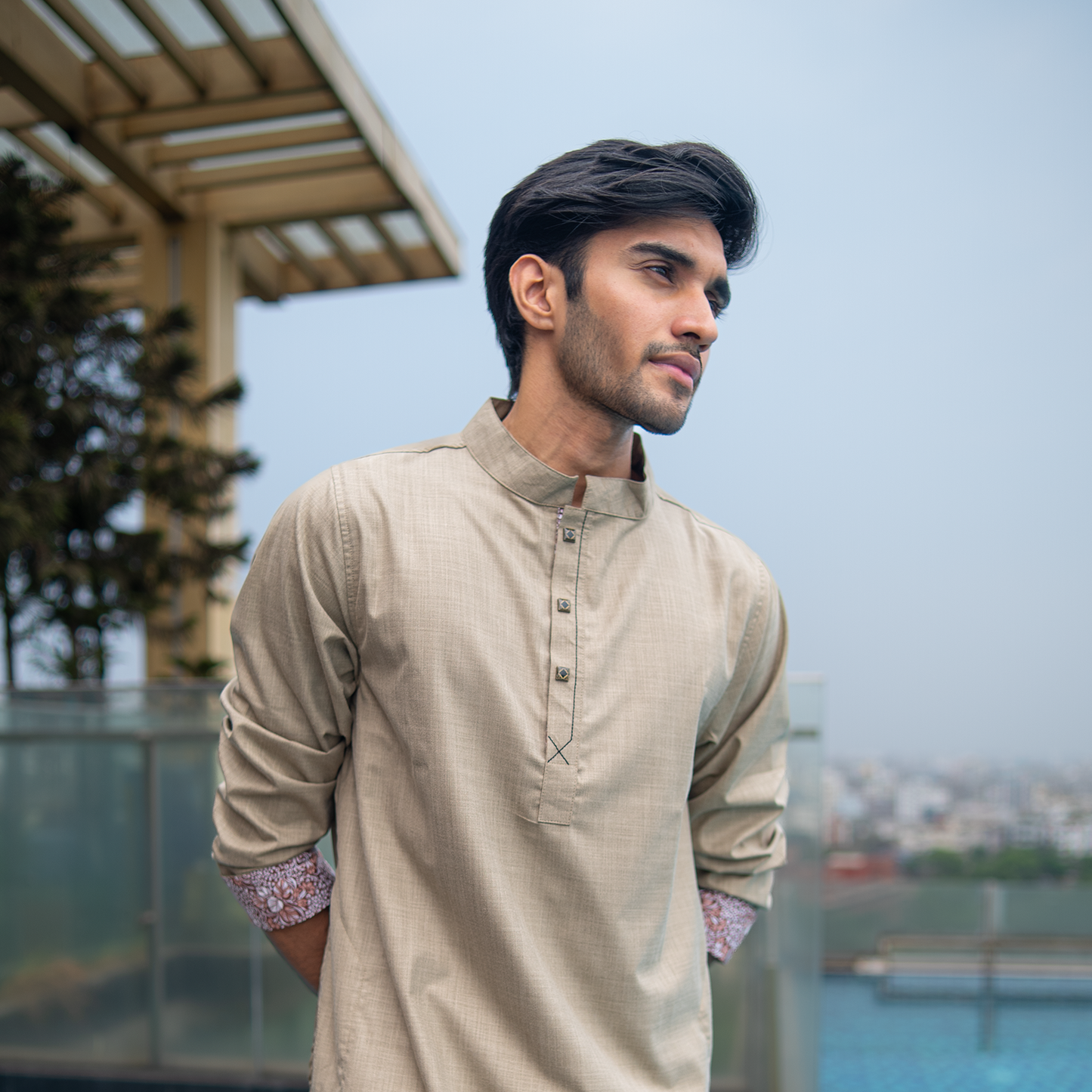 Panjabi | Wild dark beige