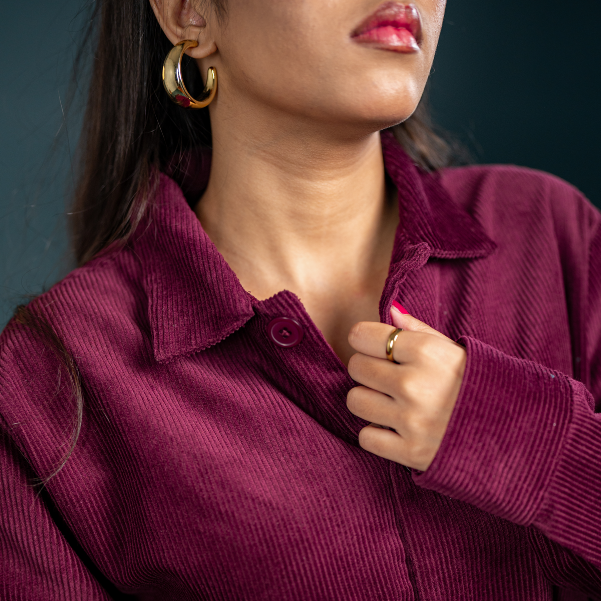 Lightweight Layering Cord Casuals Berry