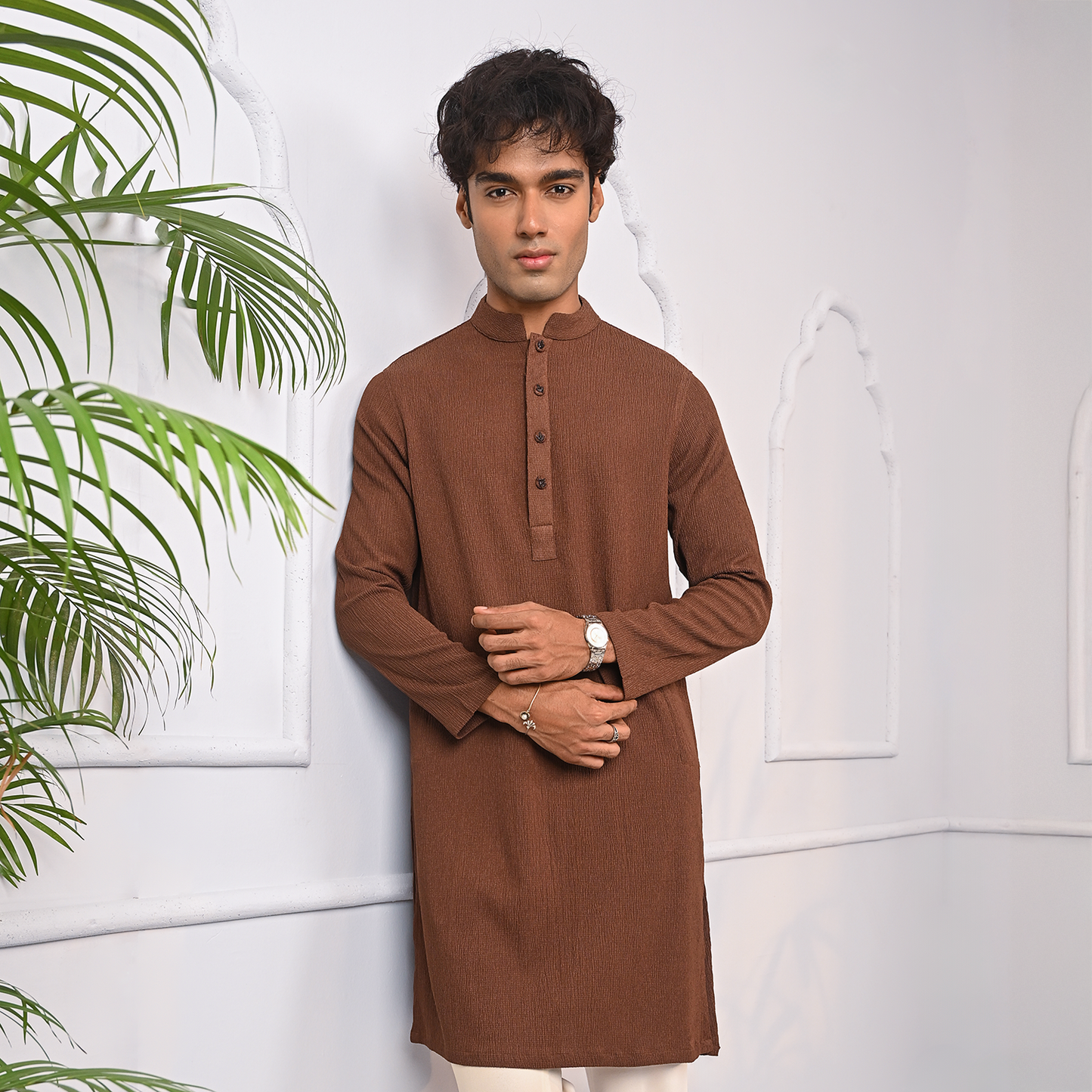 Nazm Zardozi Panjabi Mocha