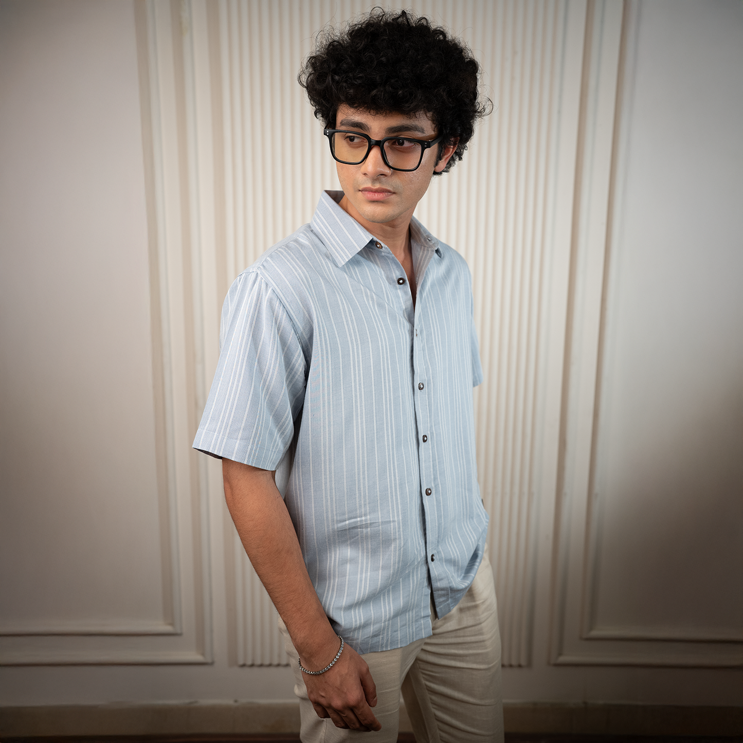 Urban Resort Shirt | Blue Stripe