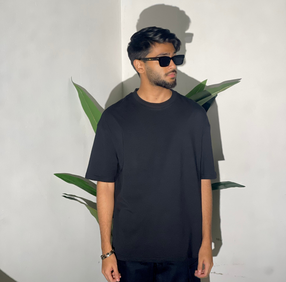Drop Shoulder Black