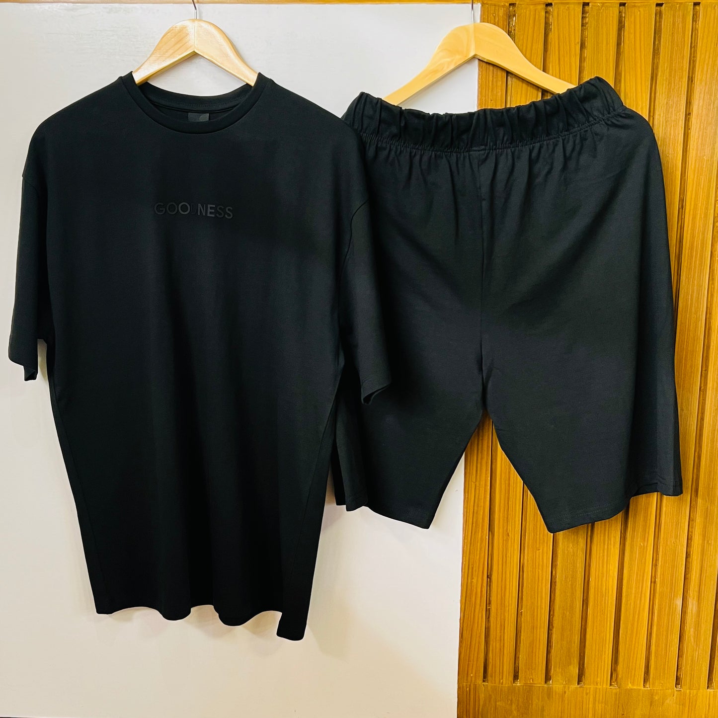 Co-Ord Set (Top+Bottom) | Black