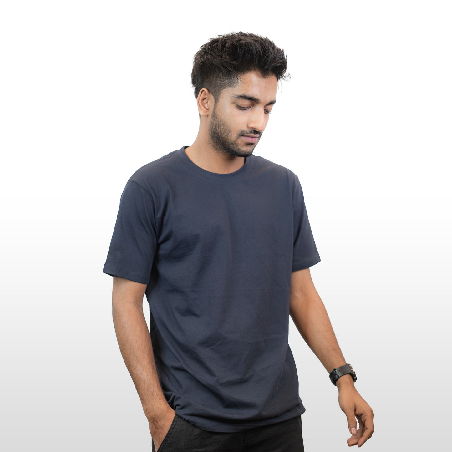 Round Neck Relaxed Fit GoodyGrabs | Navy