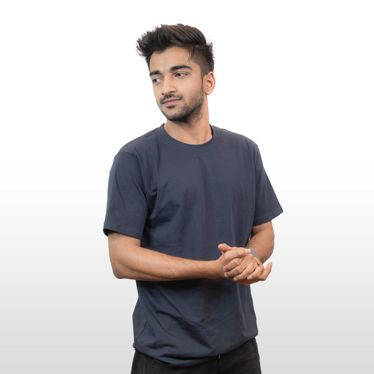 Round Neck GoodyGrabs Light Smooth | Navy