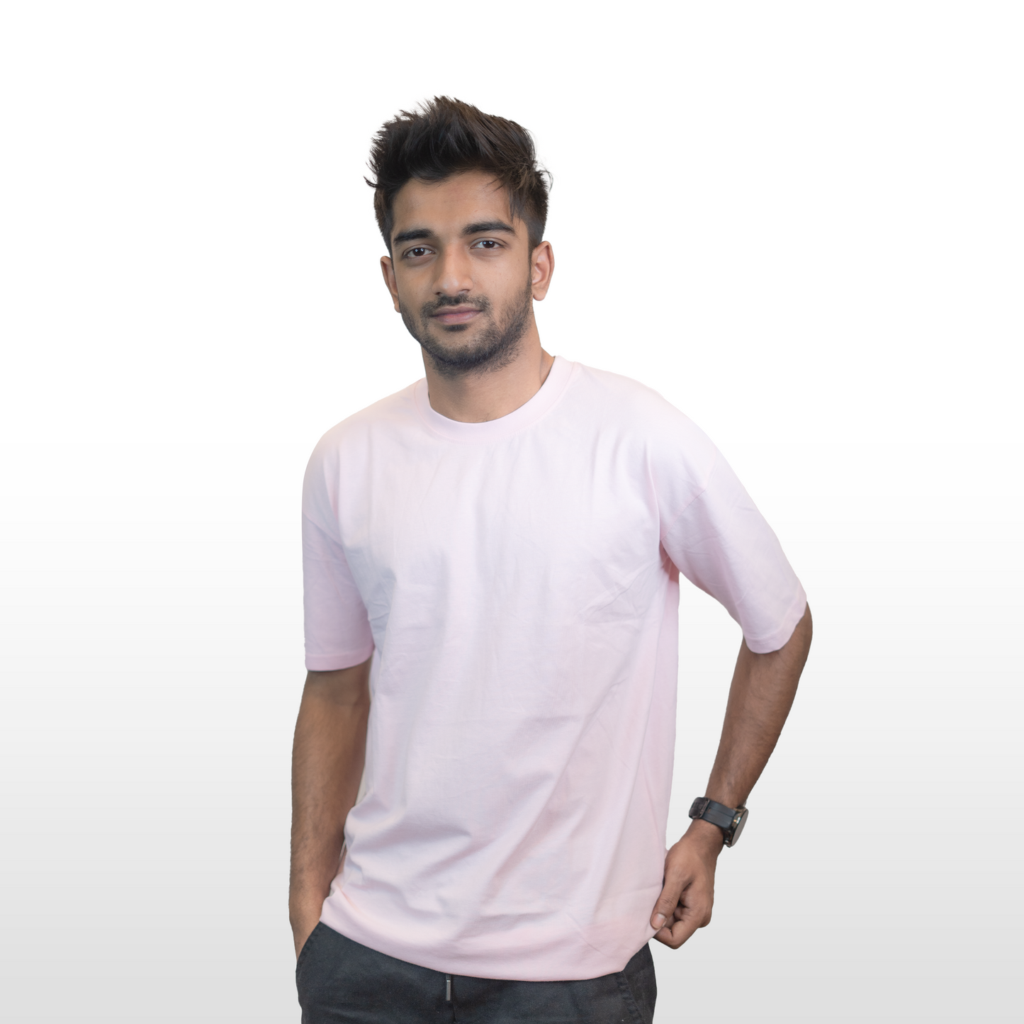 Round Neck Relaxed Fit GoodyGrabs | Pink