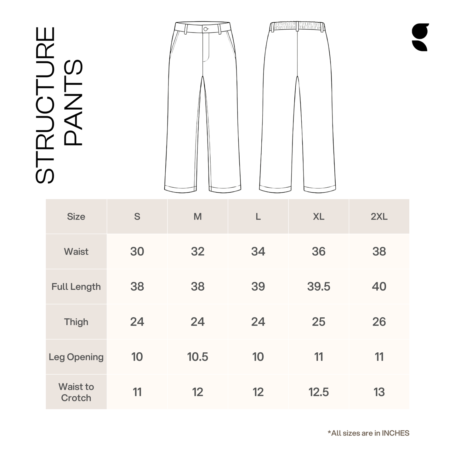 Structure Pants Onyx Black