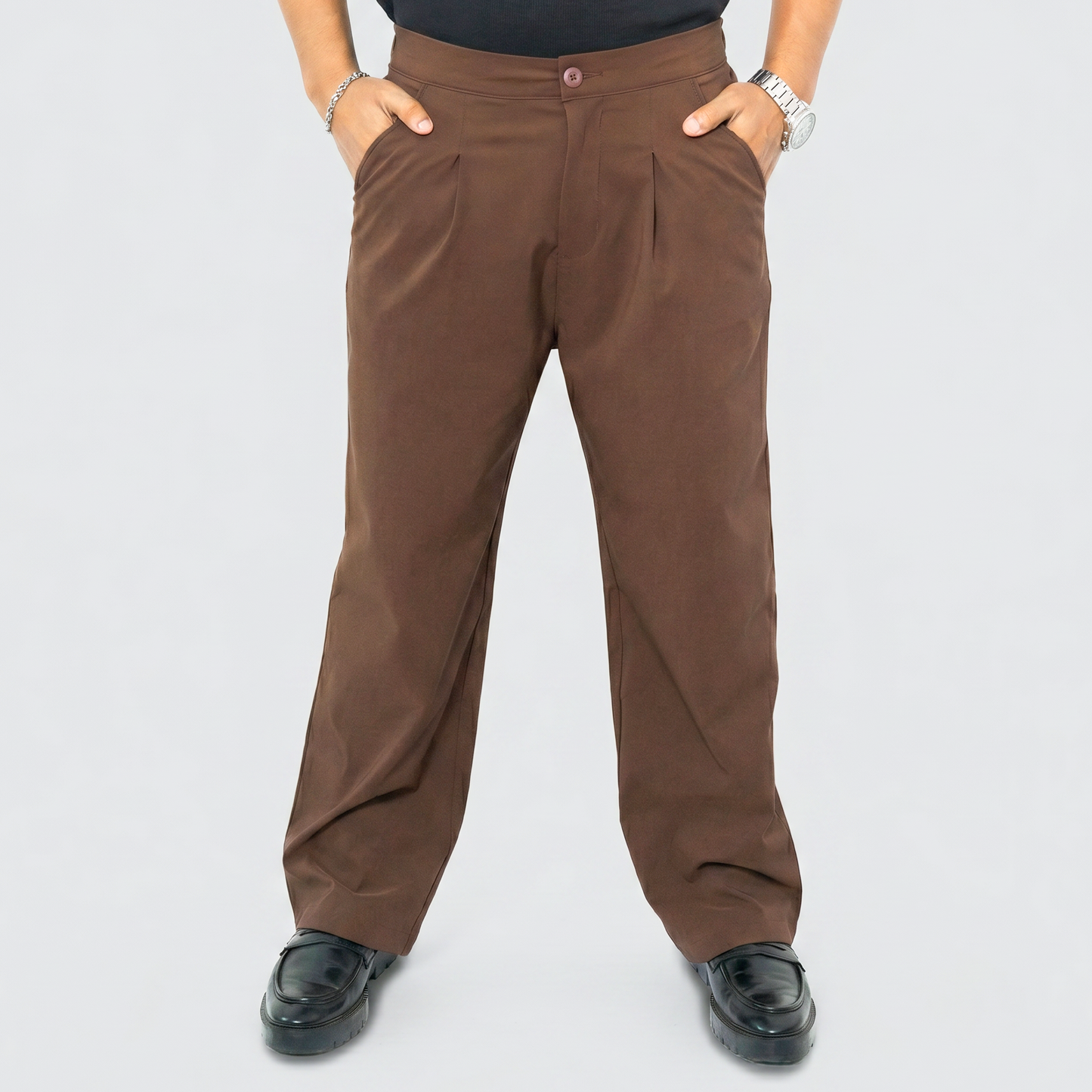 Structure Easy Pants | Coffee Bean