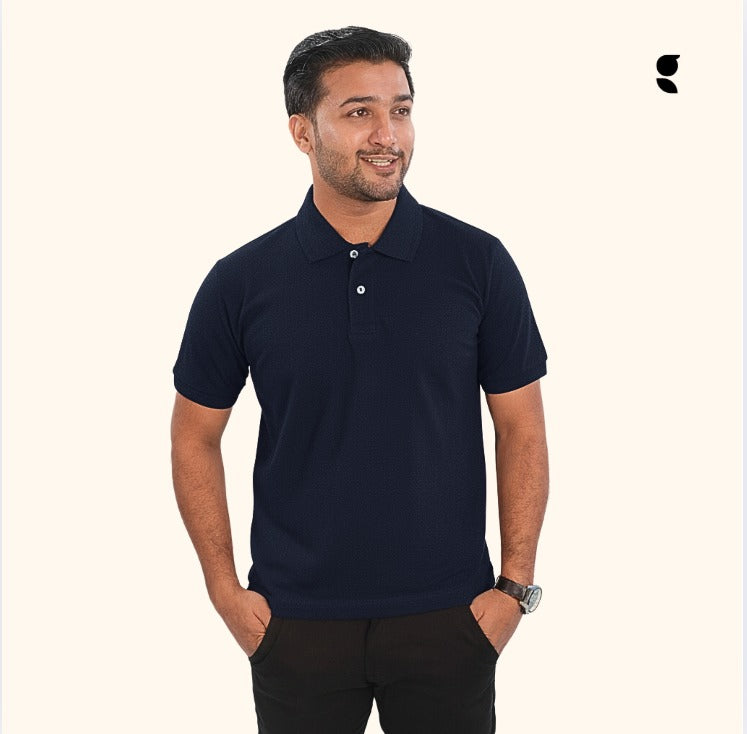 Solid Polo | Navy