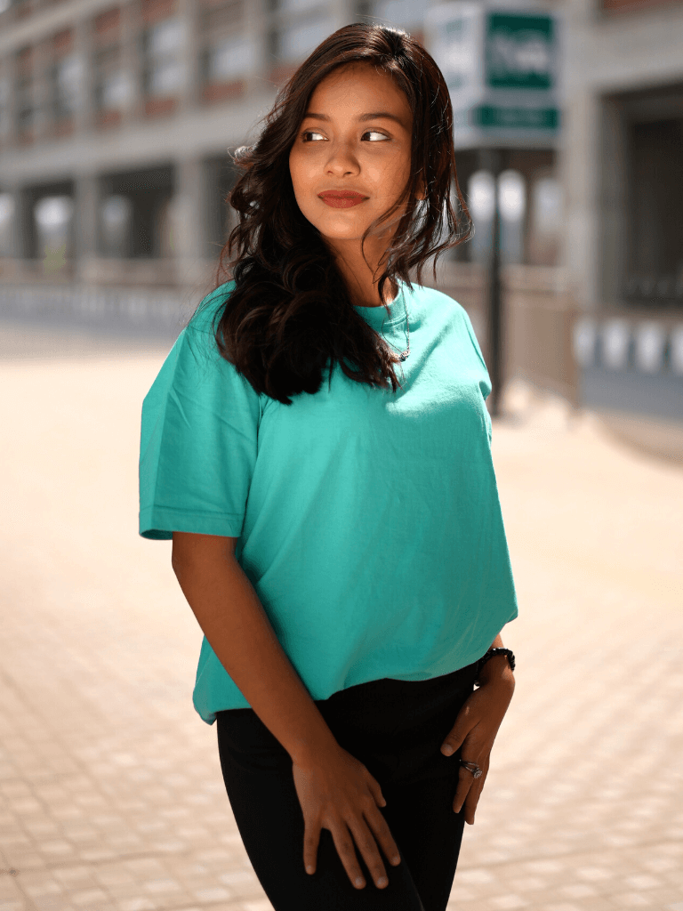 Round Neck Emerald Half Sleeve Round Neck Half Sleeve GoodyBro