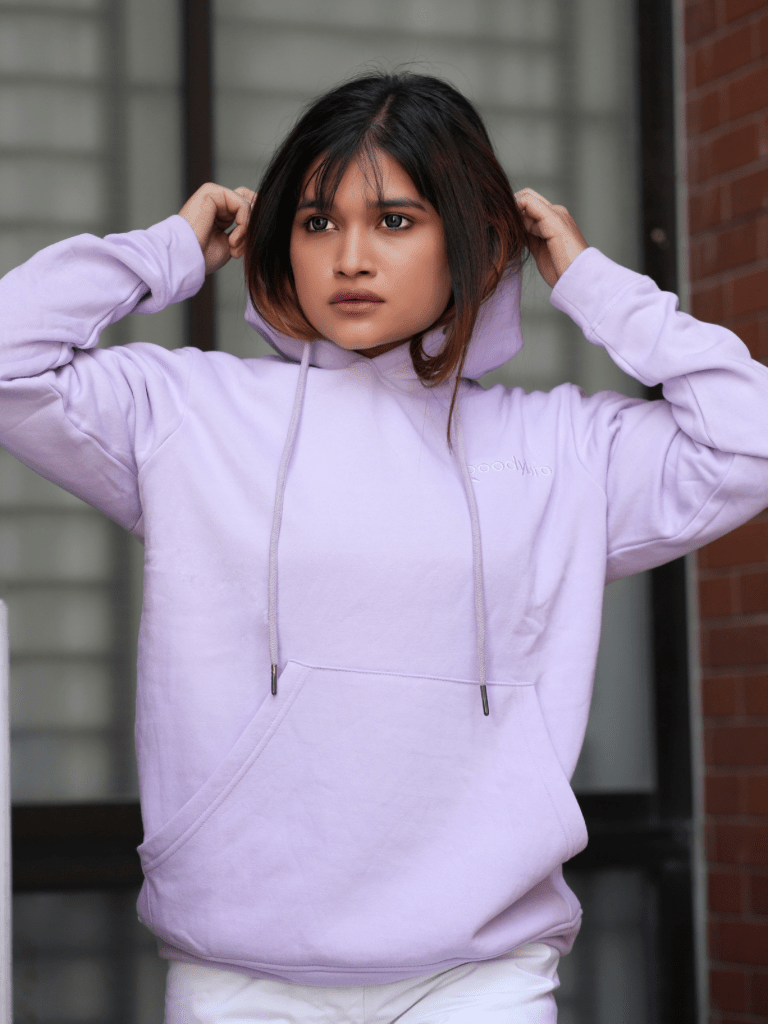Pastel top oversized hoodie
