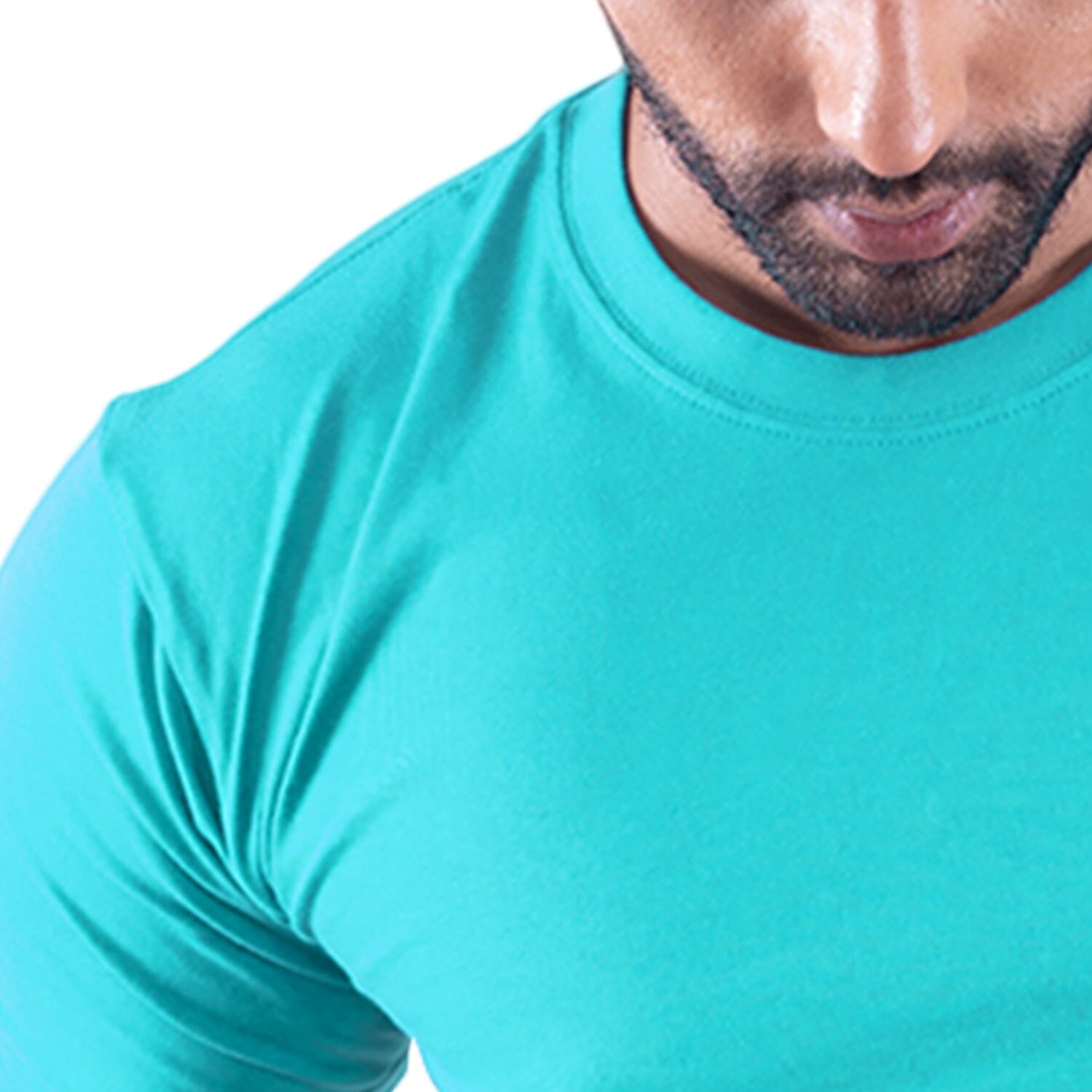 Round Neck Emerald Half Sleeve Grabs GoodyBro