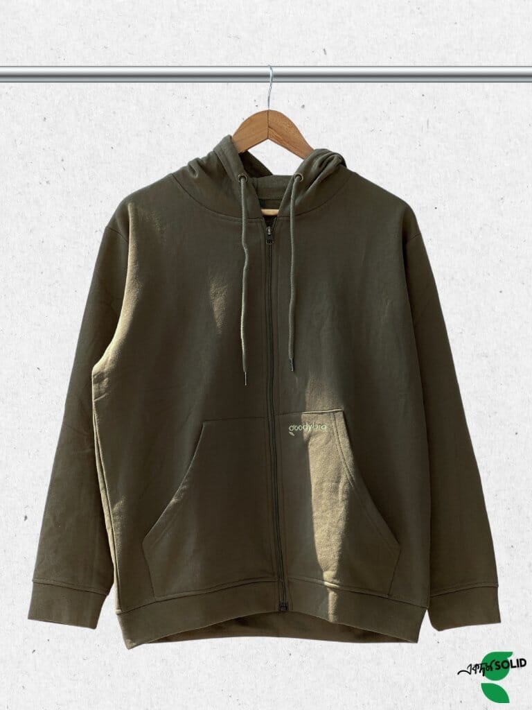 Zip-Through Hoodies | Olive Hoodie GoodyBro