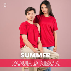 Round Neck Half Sleeve