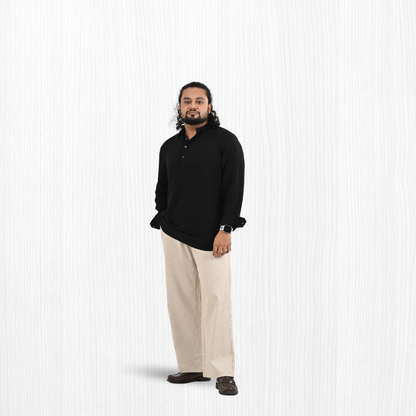 Henley Katua | Jet Black