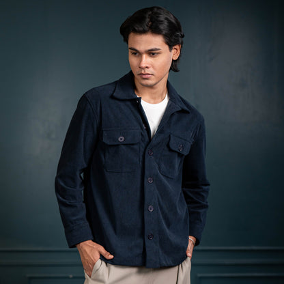 CORD Overshirt – Marine