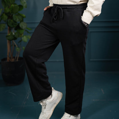 Straight Cut Flex Joggers – Onyx Black
