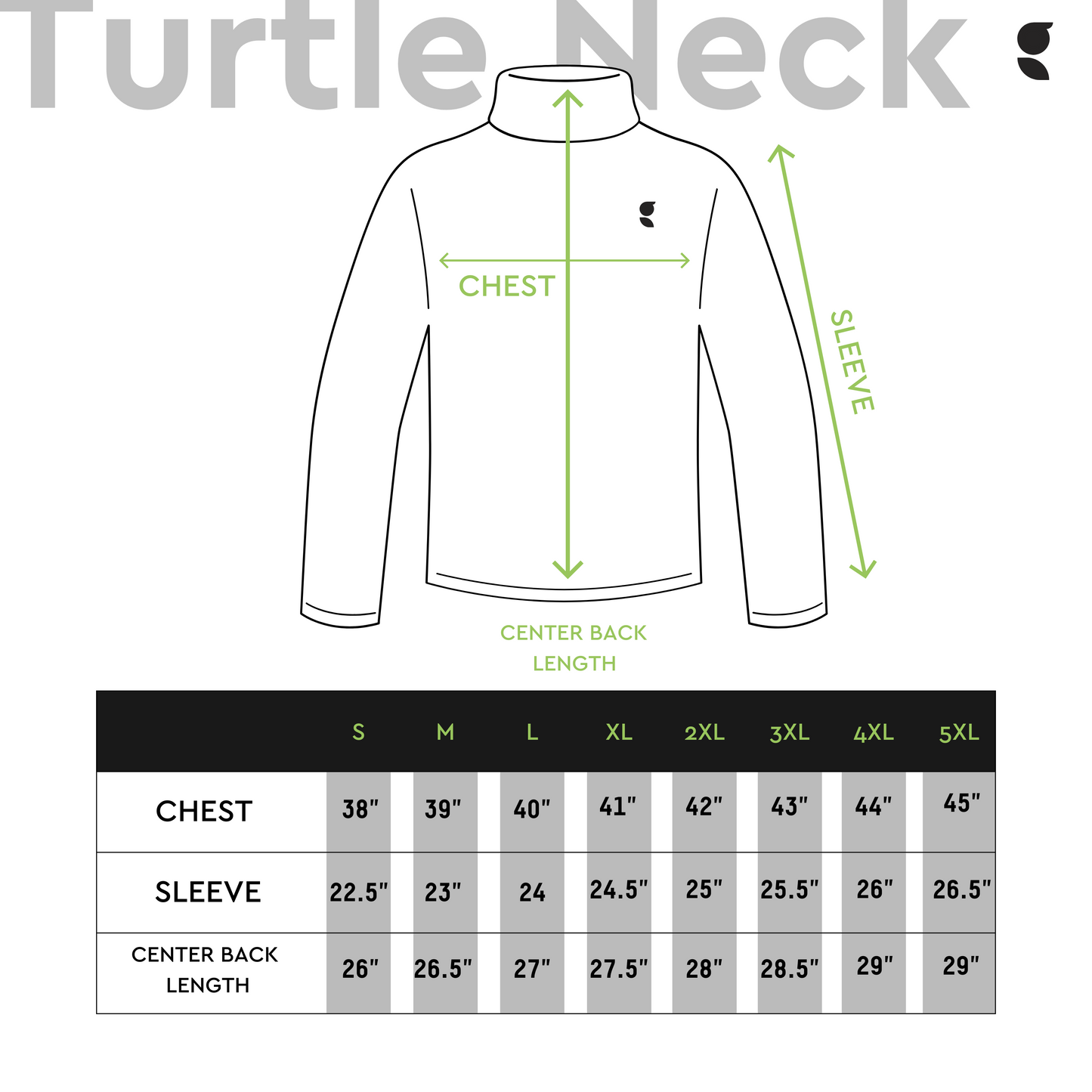 Turtle Neck Green 2023