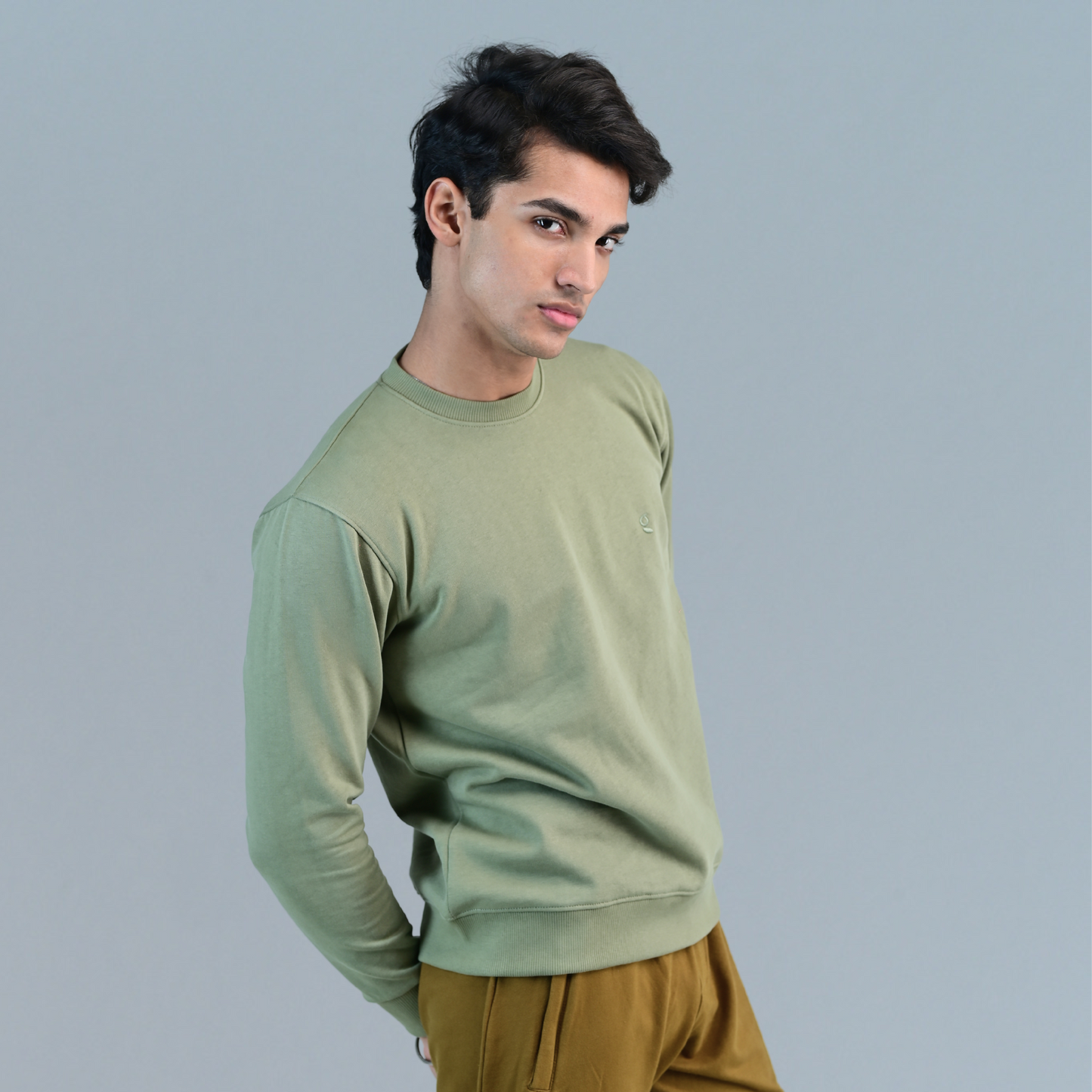 Sweatshirt Oil Green 2023