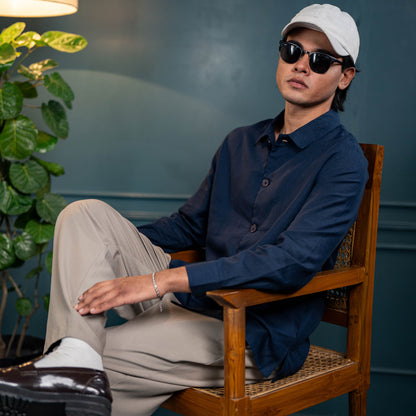 Oversized Shirt – Marine