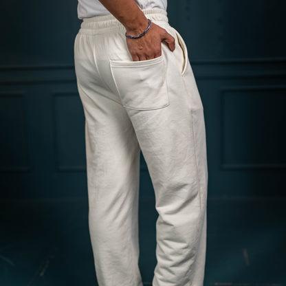 Straight Cut Flex Joggers – Cloud White