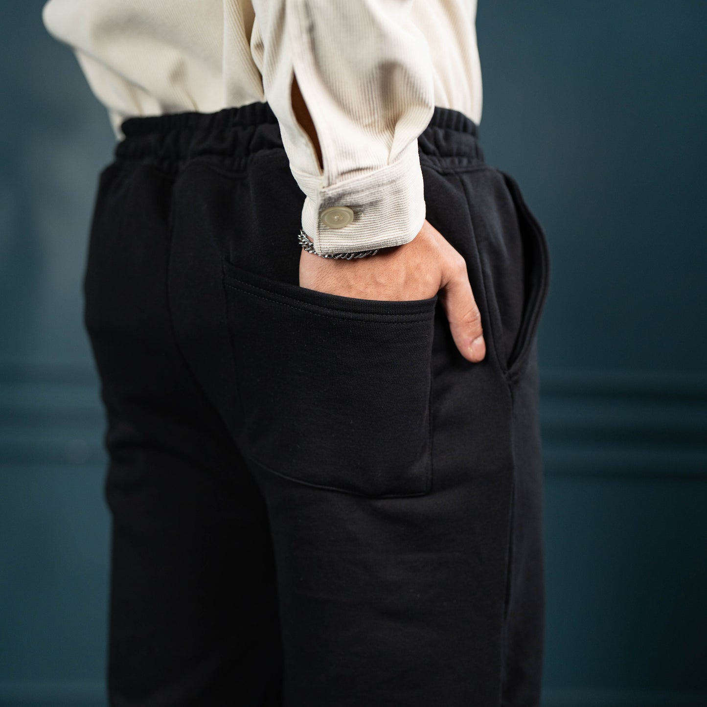 Straight Cut Flex Joggers – Onyx Black