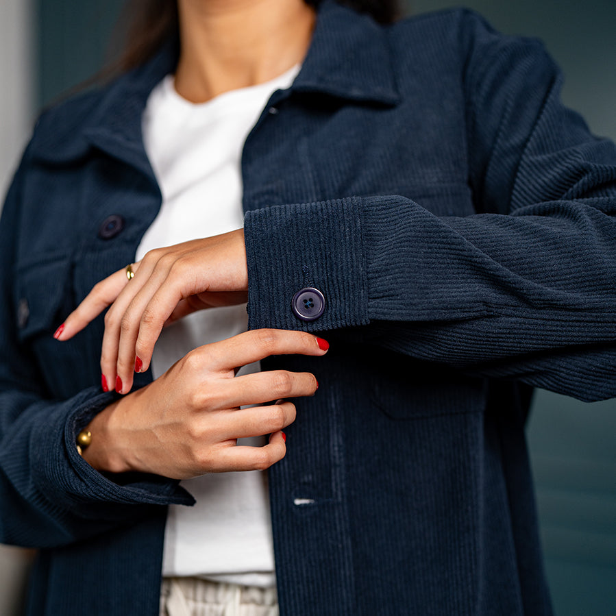 CORD Overshirt – Marine