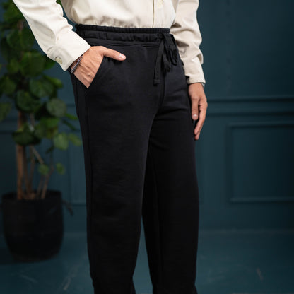 Straight Cut Flex Joggers – Onyx Black