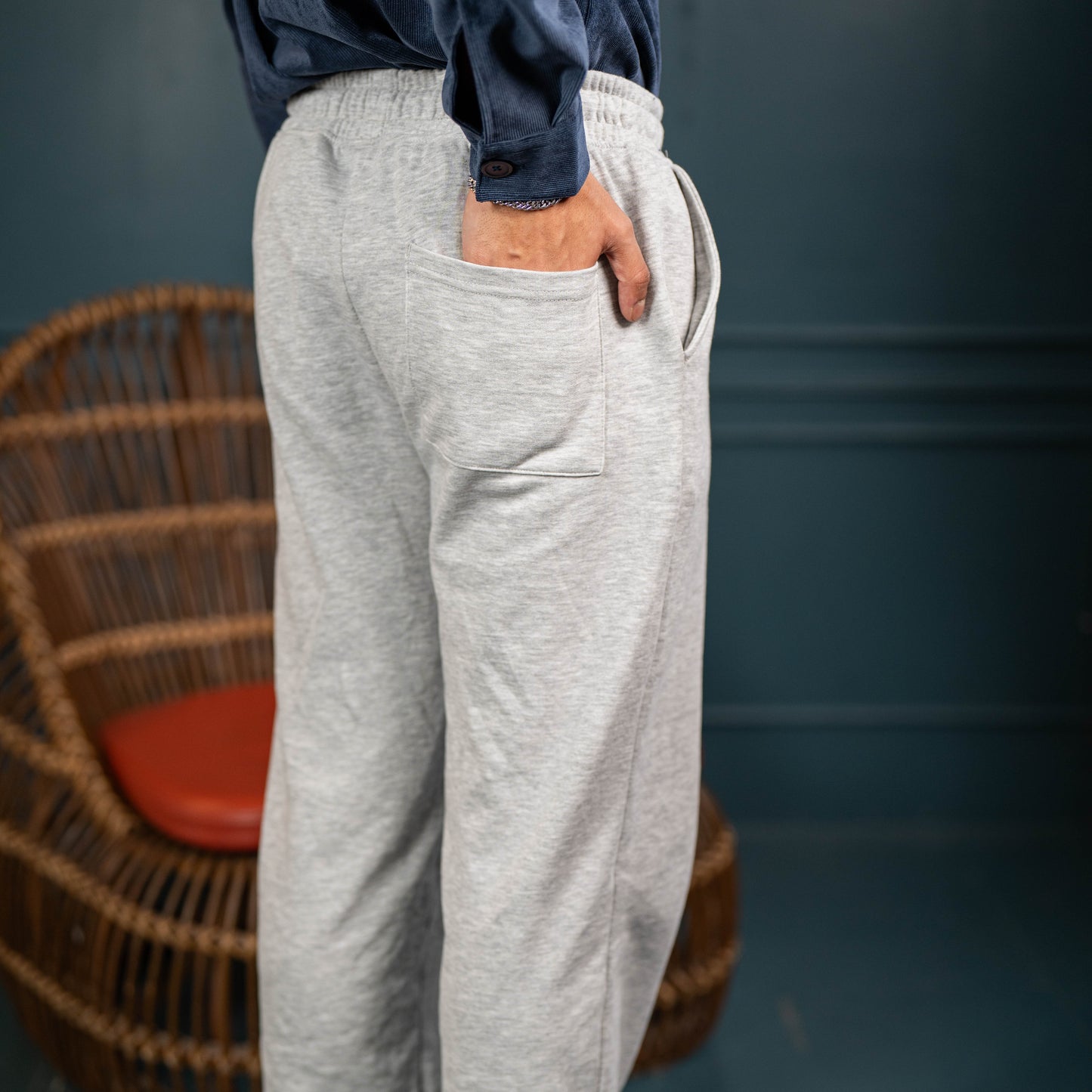 Straight Cut Flex Joggers – Smoke Grey