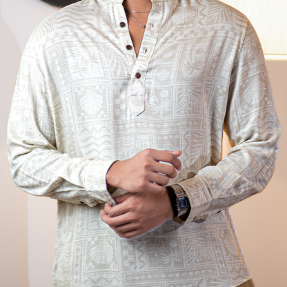 Henley Katua    Printed Desert Sands